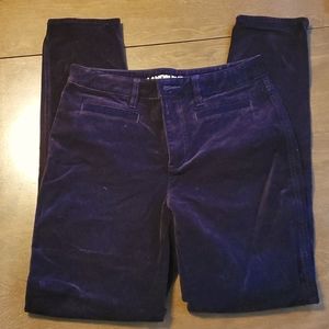 Velvet mid-rise slim pant